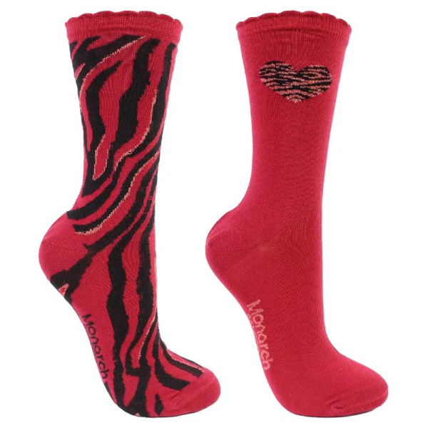 BIPACK M CALCETIN CORAZON ROJO