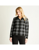 IMP CARDIGAN C/CIERRE NEGRO 80