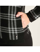 IMP CARDIGAN C/CIERRE NEGRO 80