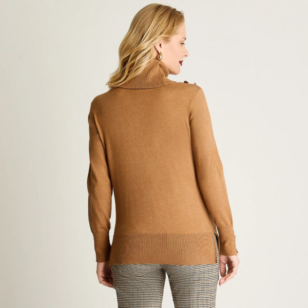 IMP SWEATER ALTO TACHAS CAMEL