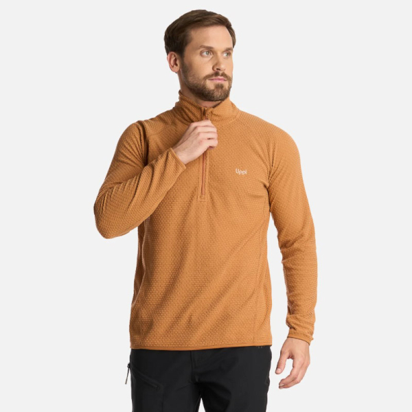 POLAR JACARANDA 1/4 ZIP CAMEL