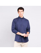 CAMISA POPLIN CM2000T AZUL