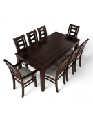COMEDOR ROMA 6S+2S CHOCOLATE 
