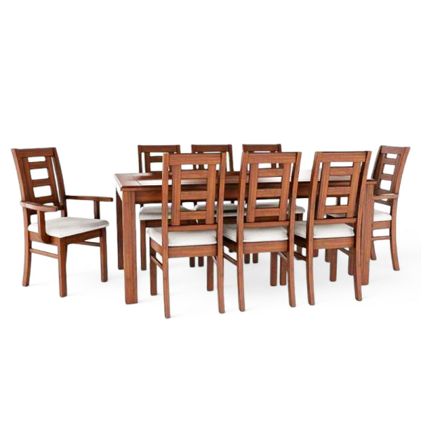COMEDOR SEVILLA 6S+2S NOGAL 