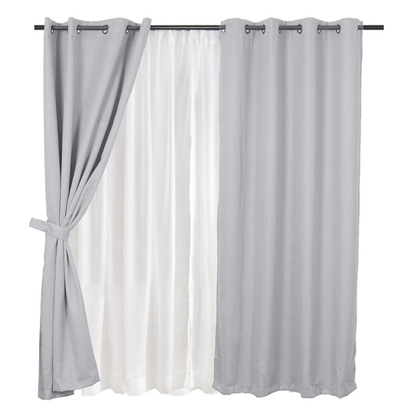 SET CORTINA FRUTILLAR BLACKOUT 8PZ GRIS 