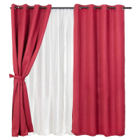 SET CORTINA FRUTILLAR BLACKOUT 8PZ BURDEO 