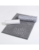 SET CORTINA BAÑO 4PZ CAJA ISIOLO 