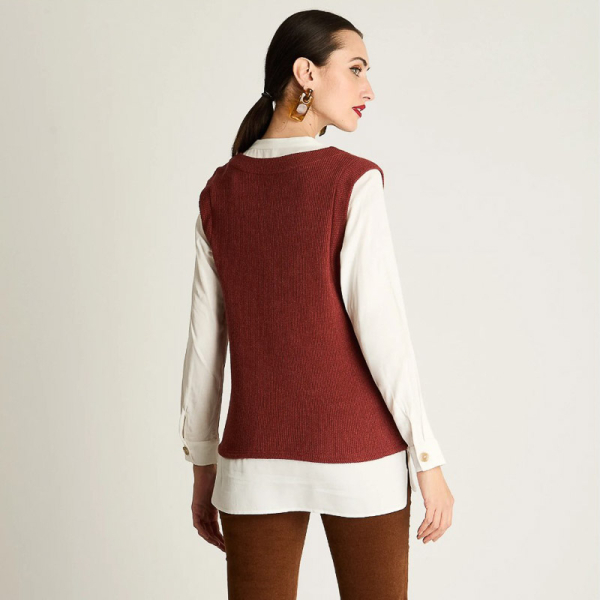 IMP BLUSA CON CHALECO TERRA 10