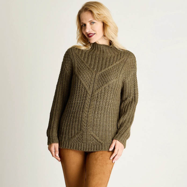 IMP SWEATER MOCK VERDE 816631