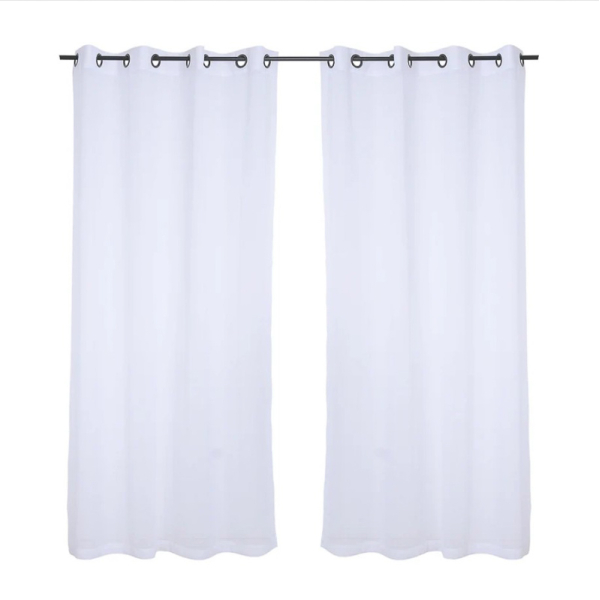 VELO LINO ARGOLLA 140X220 BLANCO 