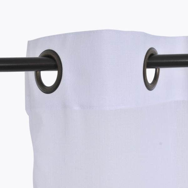 VELO LINO ARGOLLA 140X220 BLANCO 