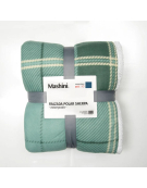 FRAZADA POLAR/SHERPA 2.0P TARTAN VERDE 