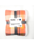 FRAZADA POLAR/SHERPA 1.5P TARTAN CORAL 