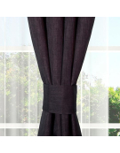 JUEGO CORTINAS AMAZON CITY NEGRO 