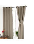 JUEGO CORTINAS AMAZON CITY TAUPE 