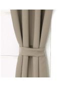 JUEGO CORTINAS AMAZON CITY TAUPE 
