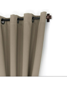 JUEGO CORTINAS AMAZON CITY TAUPE 