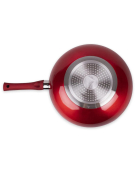 WOK T/VID. TITANIO 26CM ROJO 
