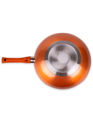 WOK T/VID. TITANIO 26CM NARANJO 
