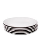 SET 6 PLATOS PORCELANA 26.5CM 