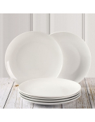 SET 6 PLATOS PORCELANA 19CM 