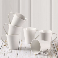 SET 6 MUG PORCELANA 325ML 