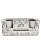 SET 6 MUG PORCELANA 325ML 