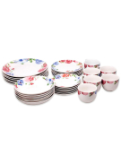 VAJILLA PORCELANA 30PZAS ANDREA 