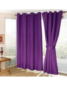 JUEGO CORTINAS AMAZON CITY LILA 