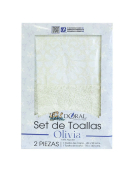SET TOALLA OLIVIA 2PZ BLANCO 