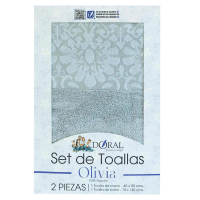 SET TOA. OLIVIA 2PZ GRIS OSCURO 