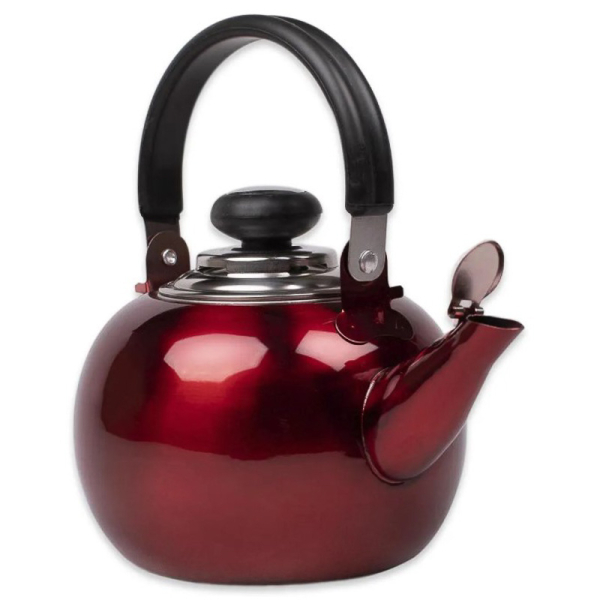 TETERA ACERO DIANA ROJO 0.8LTS 