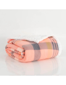 FRAZADA POLAR/SHERPA 2.0P TARTAN CORAL 