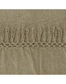 MANTA CHENILLE BEIGE FLECOS 