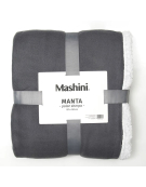 MANTA POLAR SHERPA GRIS 