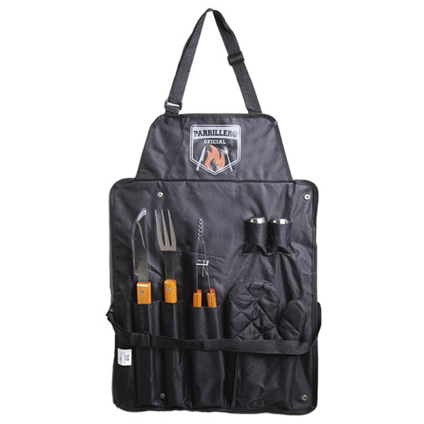 SET BRASAS 7PZAS C/DELANTAL 