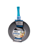 WOK ALUMINIO TITANIO 22CMS TURQUESA 