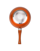 WOK ALUMINIO TITANIO 22CMS NARANJA 