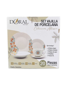 SET VAJILLA 20 PZS DOMENICA 