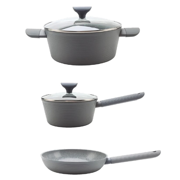 SET BATERIA SAN MARINO 5P GRIS 