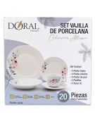 SET VAJILLA 20 PZAS LUCIA 