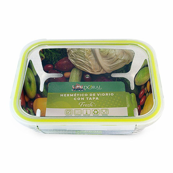 HERMETICO RECTANGULAR 370ML 