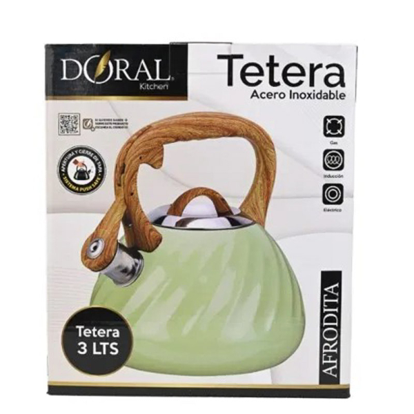 TETERA AC.AFRODITA 3LT VERDE A 