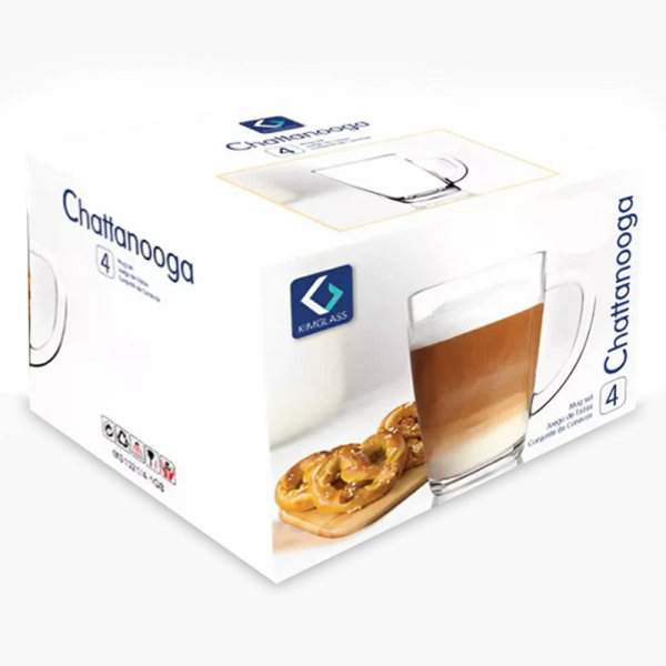 SET MUG 4PZS CHATTANOUGA 365ML 