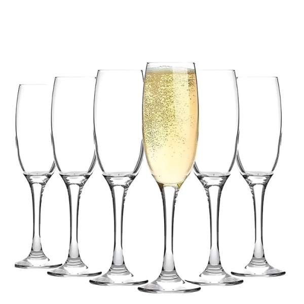 SET 6 COPAS FLUTE 180ML SOMMELIER 