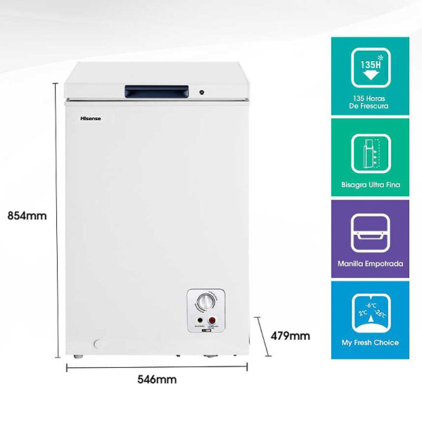 FREEZER HORIZONTAL FT125D4AW1 