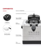 FREIDORA ELECTRICA TH-DF500I 
