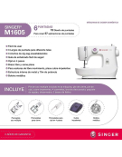 MAQUINA DE COSER M1605 