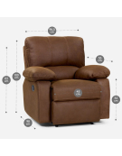 BERGERE ARCHIE TELA MARRON 