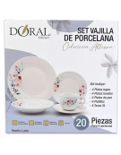 SET VAJILLA 20 PZS LUCIA 